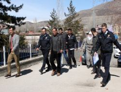 Pasinler'de silah operasyonu